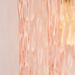 Murano Pink Tubi Wall Sconces – Set of 2 - Bellavé Studio