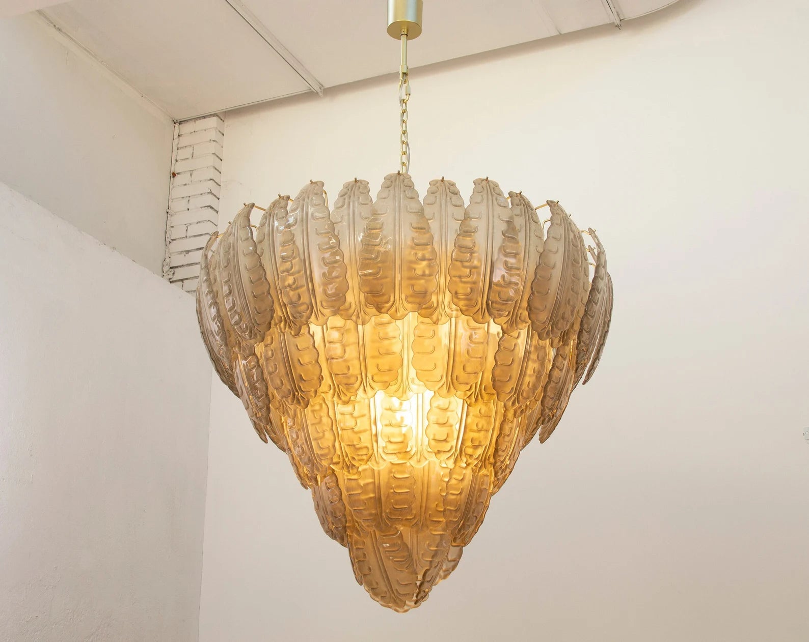 Murano Smoke Leaves Chandelier Ø105 - Bellavé Studio