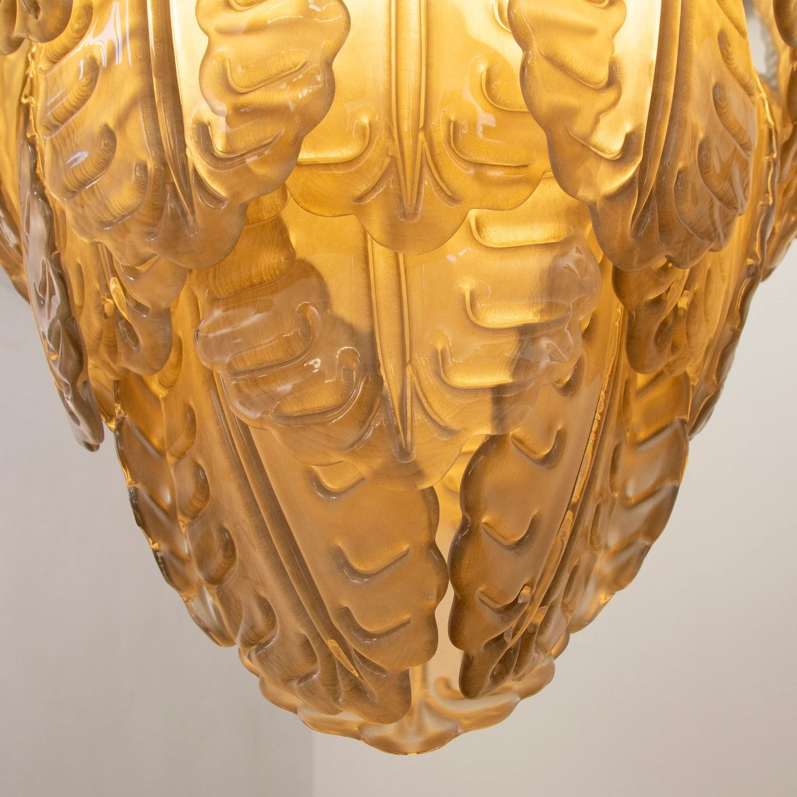 Murano Smoke Leaves Chandelier Ø105 - Bellavé Studio