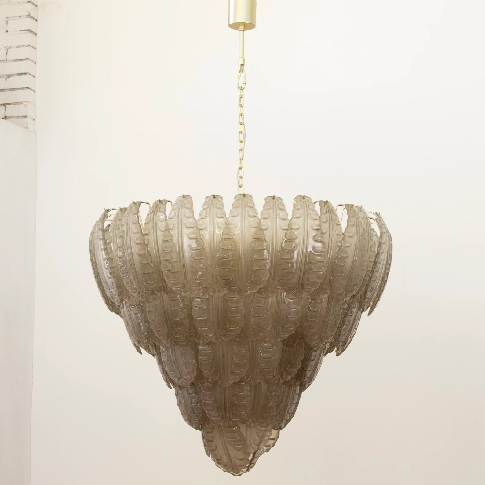 Murano Smoke Leaves Chandelier Ø105 - Bellavé Studio