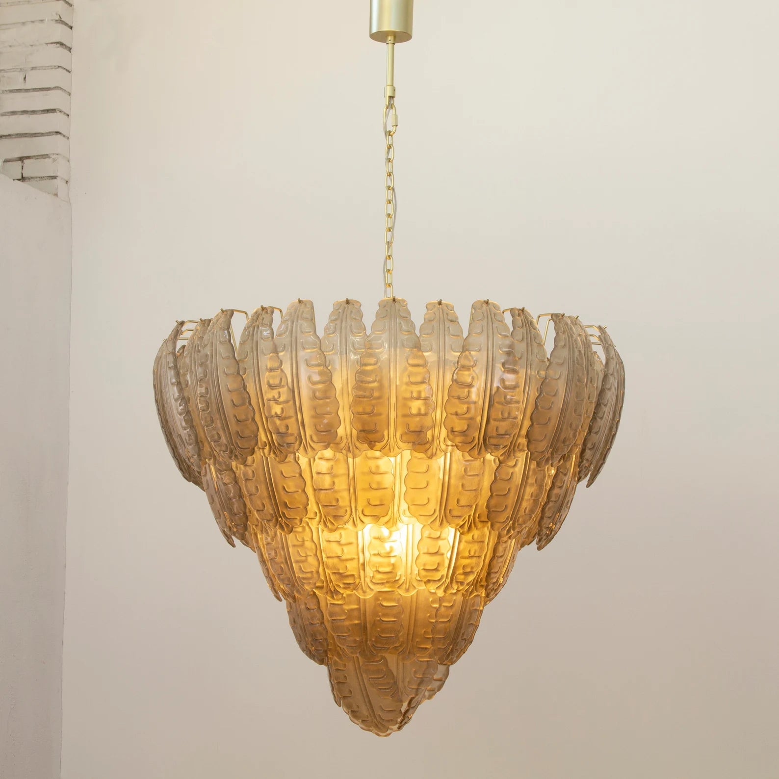 Murano Smoke Leaves Chandelier Ø105 - Bellavé Studio