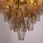 Murano Smoke Poliedri Chandelier Ø75 - Bellavé Studio