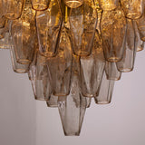 Murano Smoke Poliedri Chandelier Ø75 - Bellavé Studio