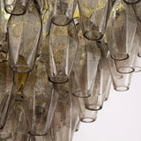 Murano Smoke Poliedri Chandelier Ø75 - Bellavé Studio