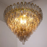 Murano Smoke Poliedri Chandelier Ø75 - Bellavé Studio