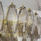 Murano Smoke Poliedri Chandelier Ø75 - Bellavé Studio