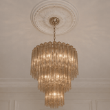 Murano Smoky Tronchi Chandelier Ø65 - 48 Tubes - Bellavé Studio
