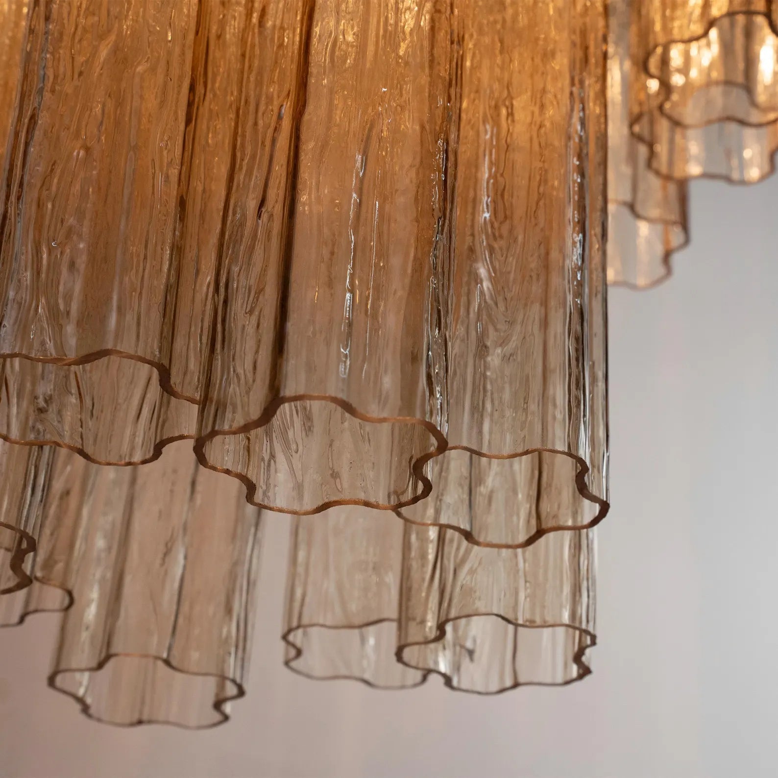 Murano Smoky Tronchi Chandelier Ø65 - 48 Tubes - Bellavé Studio