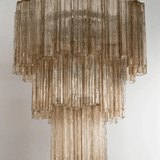 Murano Smoky Tronchi Chandelier Ø65 - 48 Tubes - Bellavé Studio