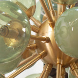 Murano Sputnik Chandelier Ø90 – Light Green - Bellavé Studio