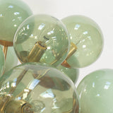 Murano Sputnik Chandelier Ø90 – Light Green - Bellavé Studio