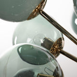 Murano Sputnik Chandelier Ø90 – Mixed Dark Green - Bellavé Studio