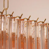 Murano Triedri Pink Chandelier Ø50 - Bellavé Studio