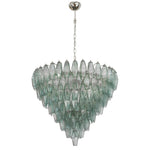 Murano Verde Rialto Poliedri Chandelier Ø75 - Bellavé Studio