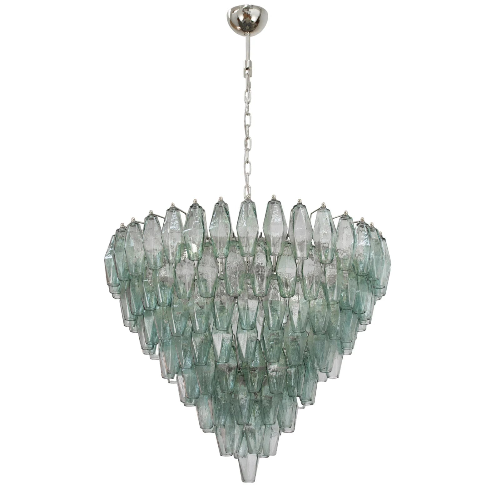 Murano Verde Rialto Poliedri Chandelier Ø75 - Bellavé Studio
