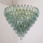 Murano Verde Rialto Poliedri Chandelier Ø75 - Bellavé Studio
