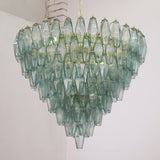 Murano Verde Rialto Poliedri Chandelier Ø75 - Bellavé Studio