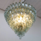 Murano Verde Rialto Poliedri Chandelier Ø75 - Bellavé Studio
