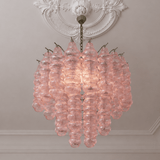 Murano Vintage Pink Chandelier 26 Glasses - Bellavé Studio
