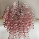 Murano Vintage Pink Chandelier 26 Glasses - Bellavé Studio