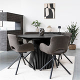 Osaka Dining Table (Black) - Bellavé Studio