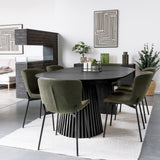 Osaka Dining Table (Black) - Bellavé Studio
