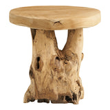 Palena Side Table – Natural Teak - Bellavé Studio