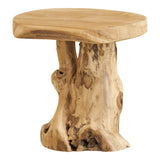 Palena Side Table – Natural Teak - Bellavé Studio
