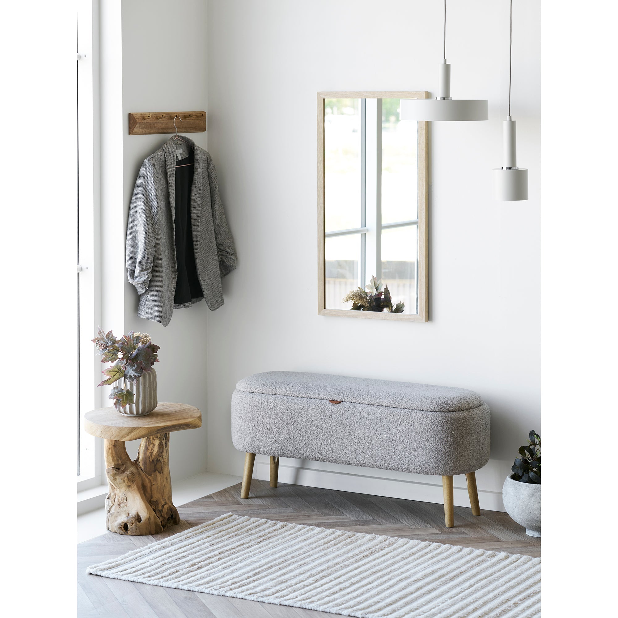 Palena Side Table – Natural Teak - Bellavé Studio