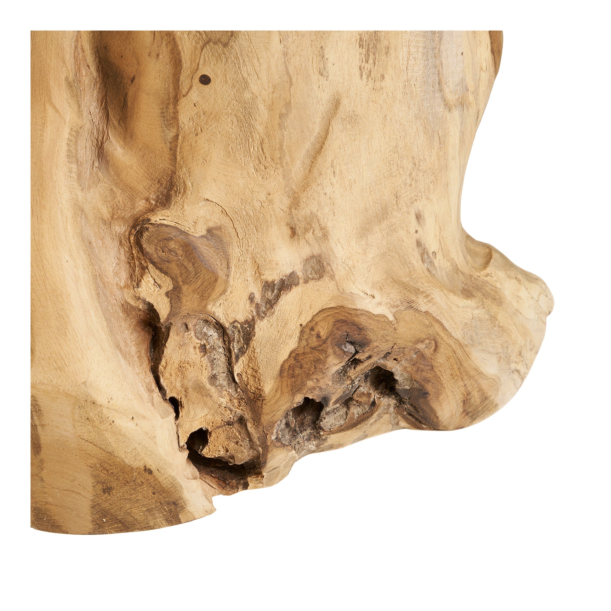 Palena Side Table – Natural Teak - Bellavé Studio