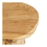 Palena Side Table – Natural Teak - Bellavé Studio