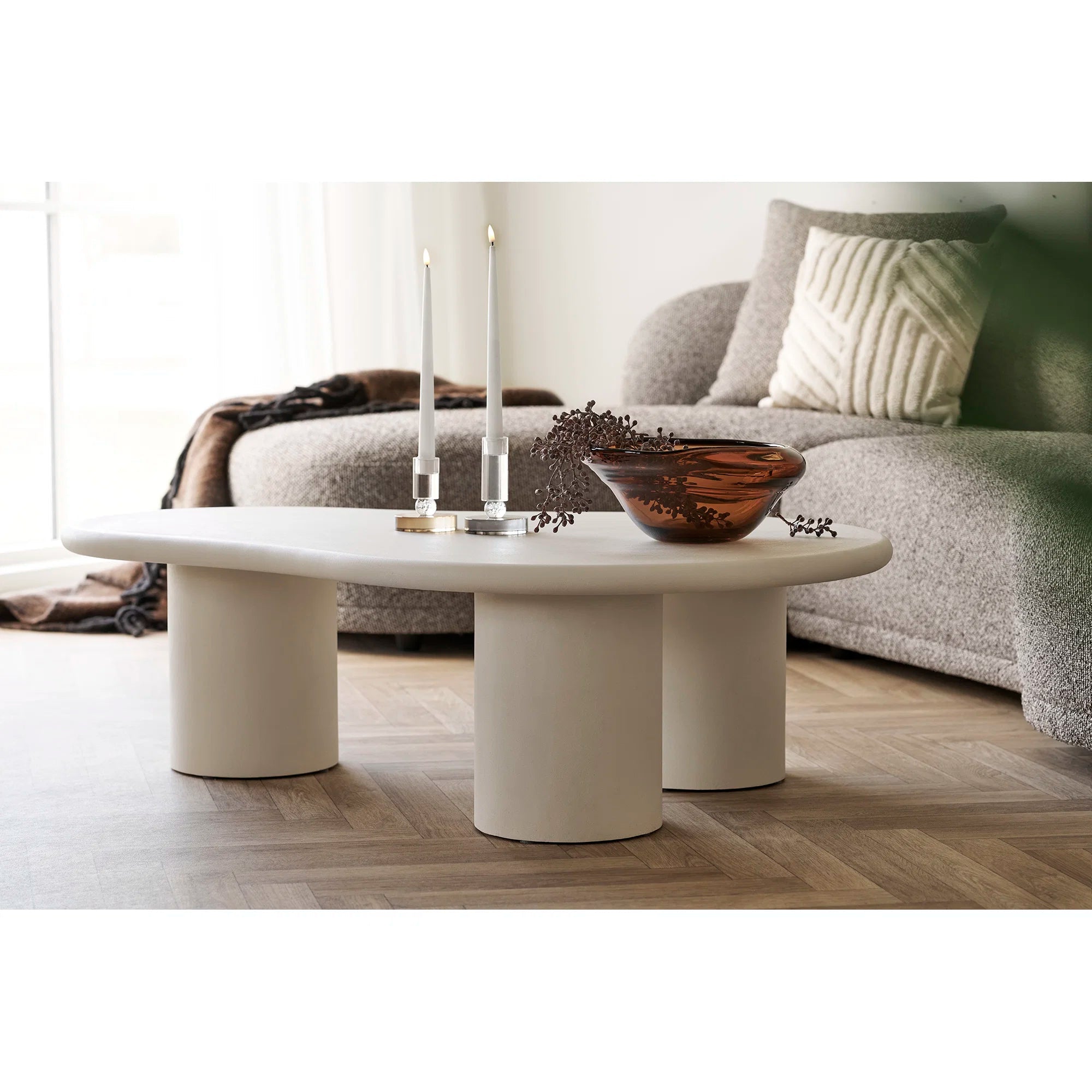 Palmera Coffee Table Off White - Bellavé Studio