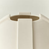 Vinci Vase 02 39cm Raw White