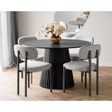 Royan Dining Chair – Light Grey - Bellavé Studio