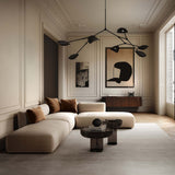 Stingray Chandelier, Grande - Burned Black (5m) - Bellavé Studio