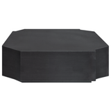 Funki Lounge Table Rectangular Raw Iron