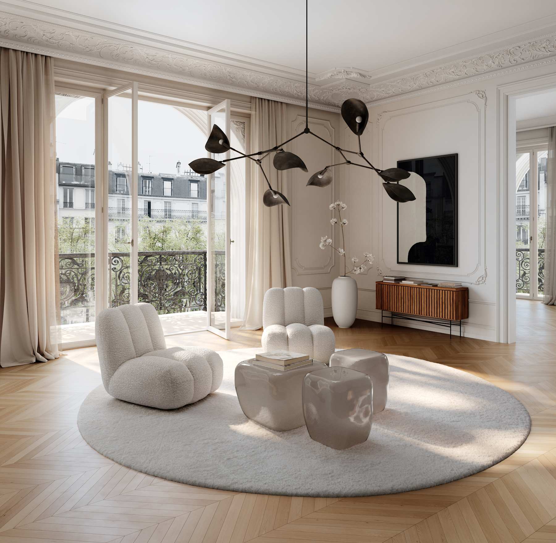 Toe Chair - Off White - Bellavé Studio