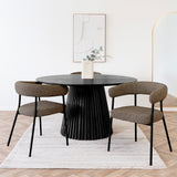 Trivio Dining Chair – Brown - Bellavé Studio