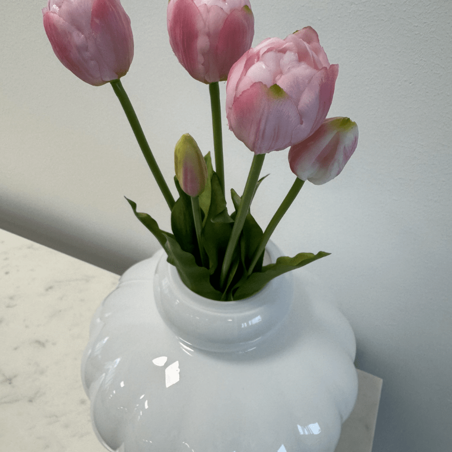 Tulips Light Pink Bouquet 5 pcs - Bellavé Studio