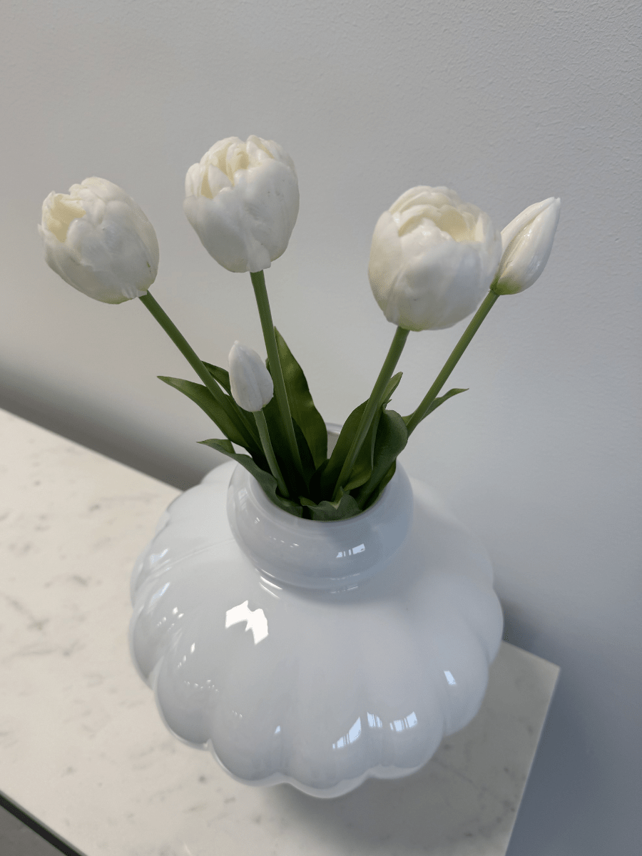 Tulips White Bouquet 5 pcs - Bellavé Studio