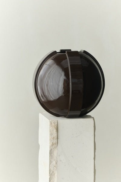 Vinci Vase 01 29cm Dark Brown - Bellavé Studio