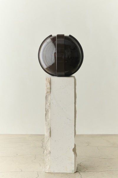 Vinci Vase 01 29cm Dark Brown - Bellavé Studio