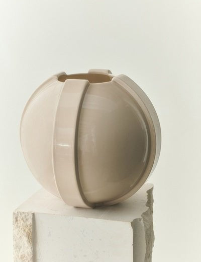 Vinci Vase 01 29cm Ivory - Bellavé Studio