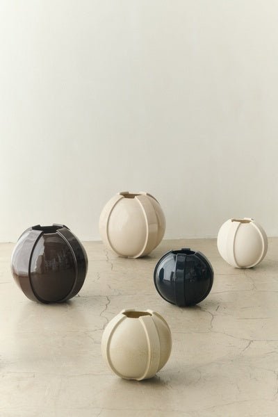 Vinci Vase 01 29cm Ivory - Bellavé Studio