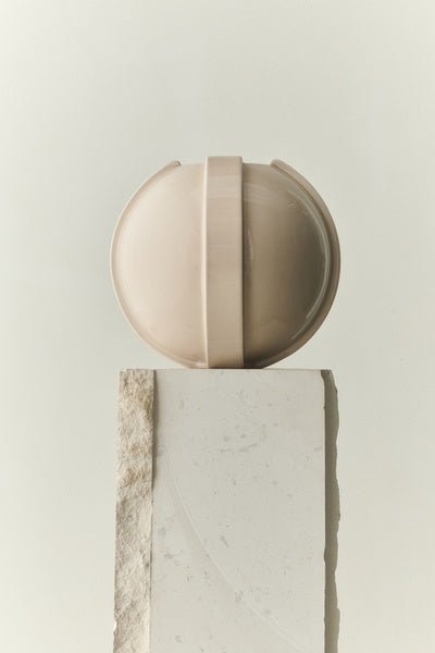 Vinci Vase 01 29cm Ivory - Bellavé Studio