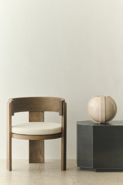 Vinci Vase 01 29cm Ivory - Bellavé Studio