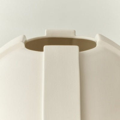 Vinci Vase 01 29cm Raw White - Bellavé Studio