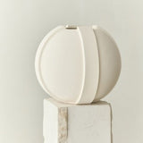 Vinci Vase 01 29cm Raw White - Bellavé Studio