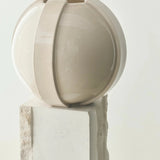 Vinci Vase 02 39cm Ivory - Bellavé Studio