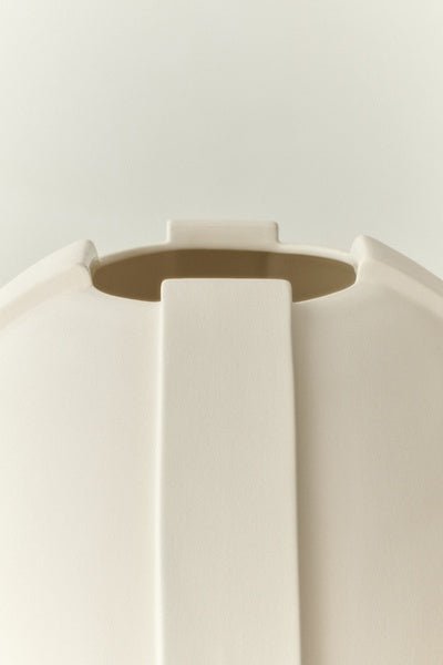 Vinci Vase 02 39cm Raw White - Bellavé Studio